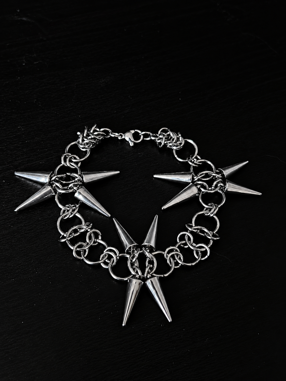 Handmade alternative stainless steel bracelet