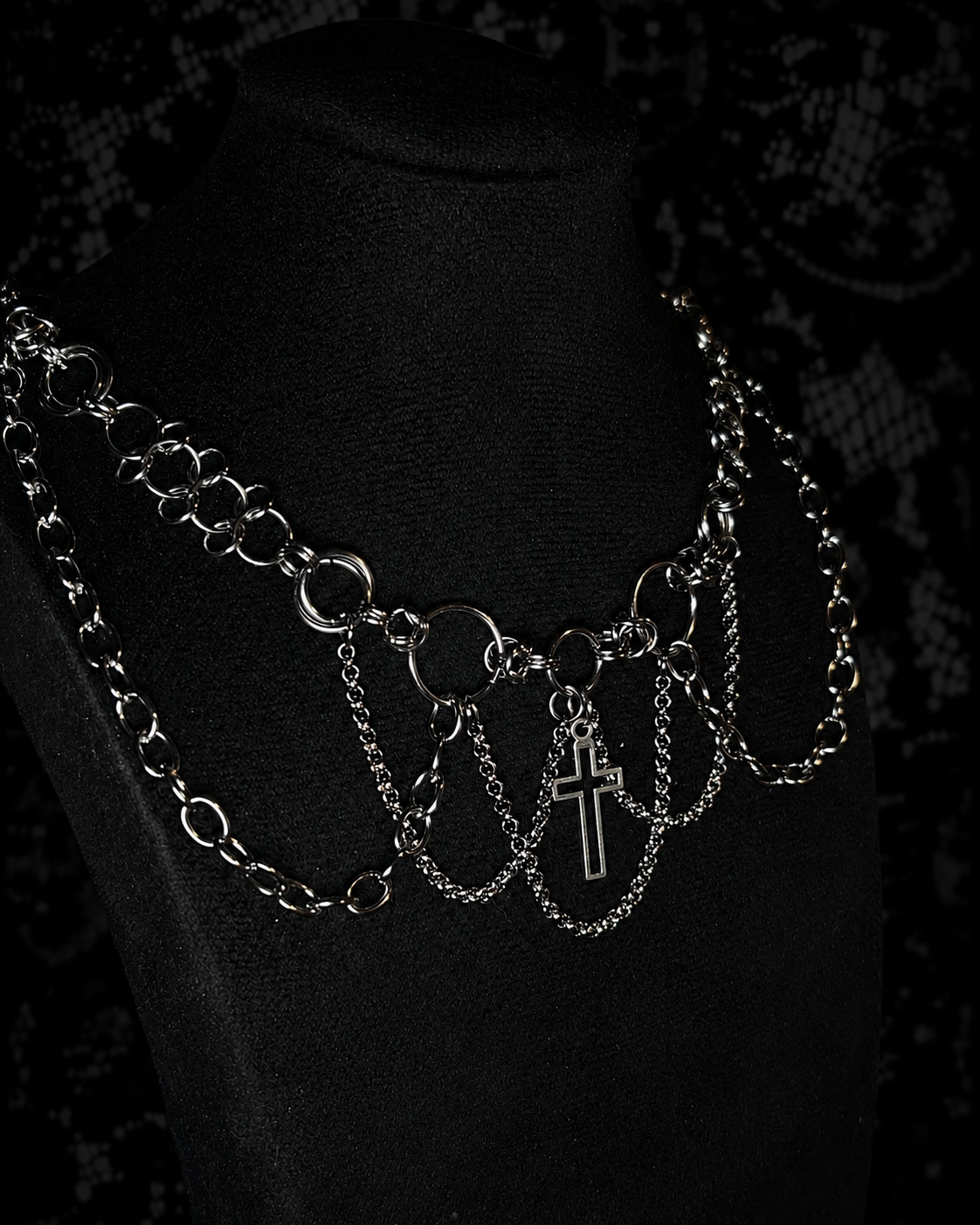Gothic stainless steel necklace by ALTSTL