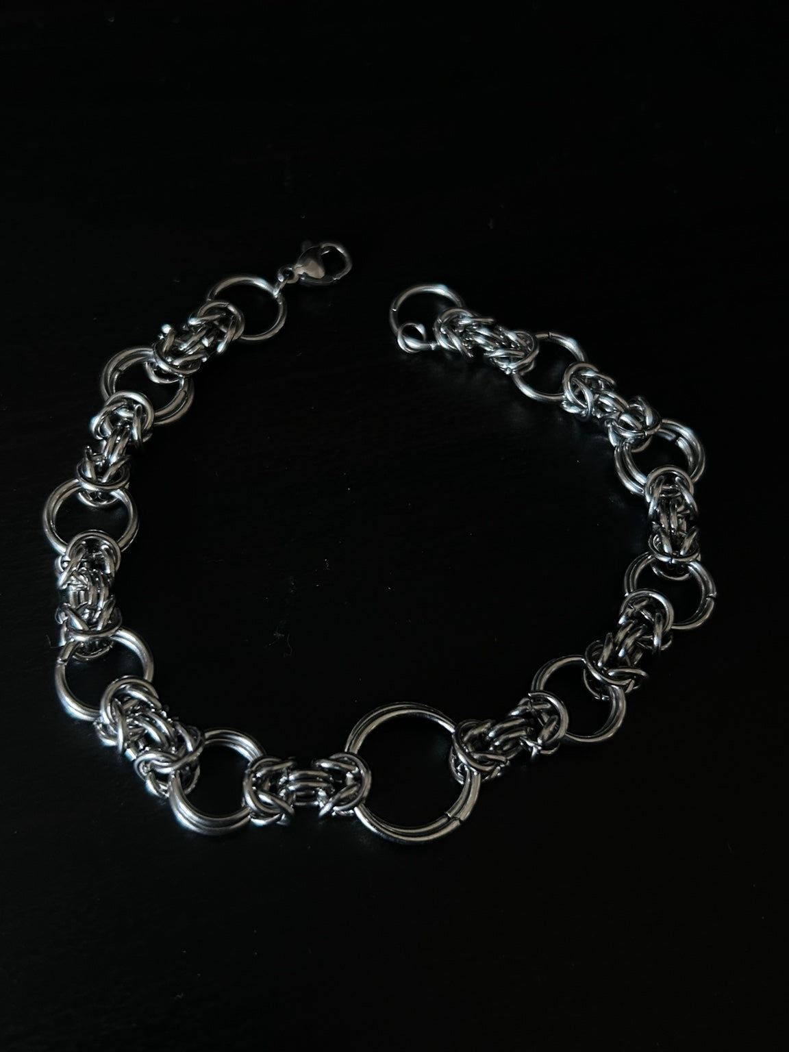 Handmade alternative stainless steel bracelet
