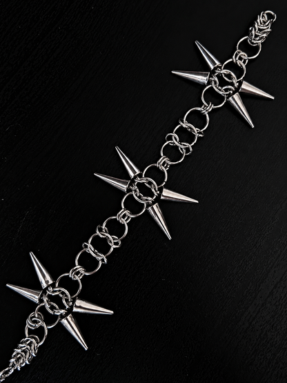 Handmade alternative stainless steel bracelet