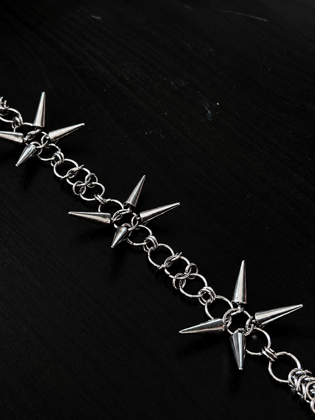 Handmade alternative stainless steel bracelet