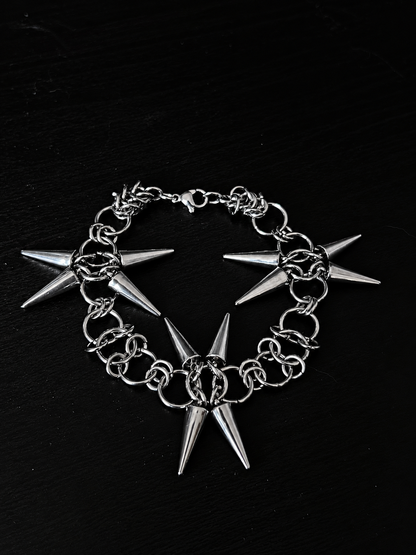 Handmade alternative stainless steel bracelet