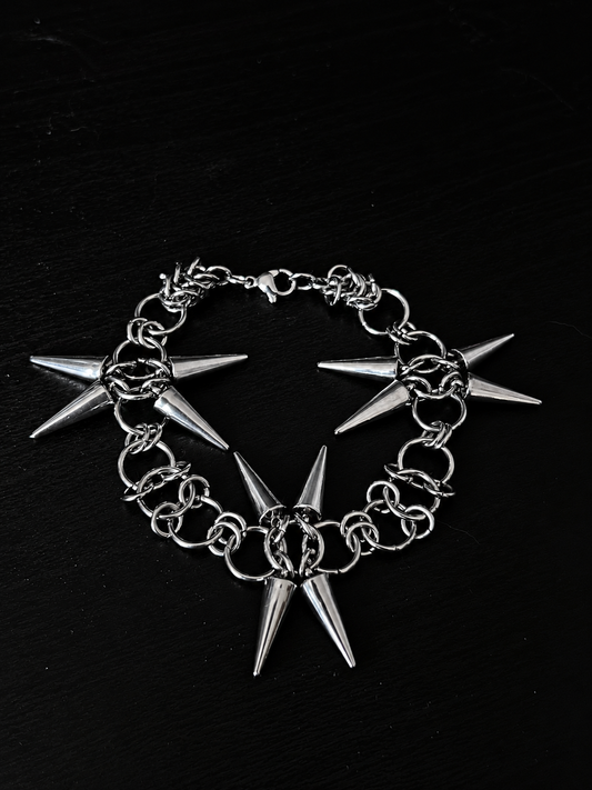 Handmade alternative stainless steel bracelet